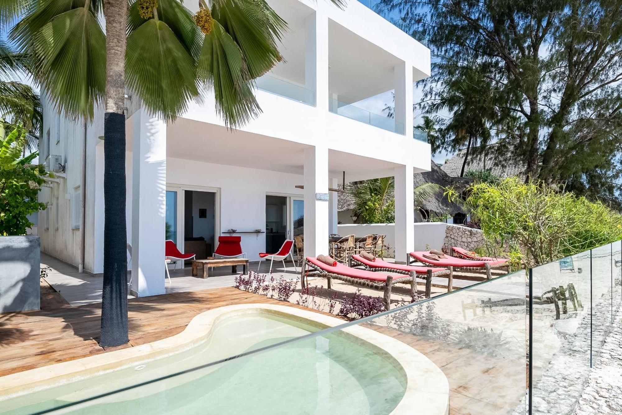 Ocean Blue Apartment With Panoramic Pool Zanzibarhouses Kiwengwa  Esterno foto